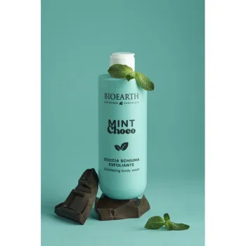 BIOEARTH GEL ZA TUŠIRANJE SA PRIRODNIM SKRABOM - MINT/ČOKO 250ML