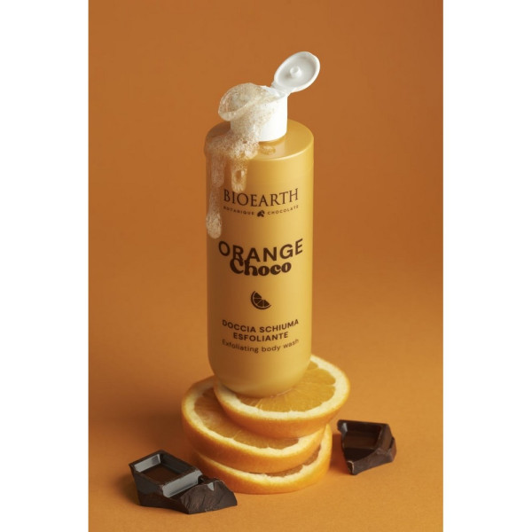 BIOEARTH GEL ZA TUŠIRANJE SA PRIRODNIM SKRABOM - NARANDŽA/ČOKO 250ML 