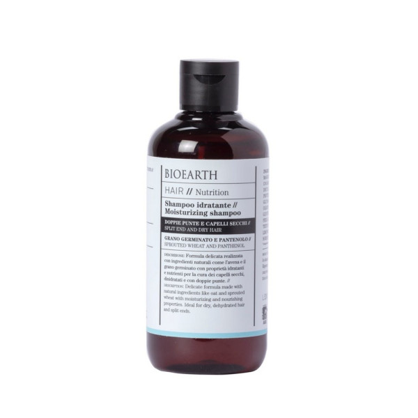 BIOEARTH HIDRATANTNI ŠAMPON ZA SUVU KOSU I ISPUCALE KRAJEVE 250 ML 