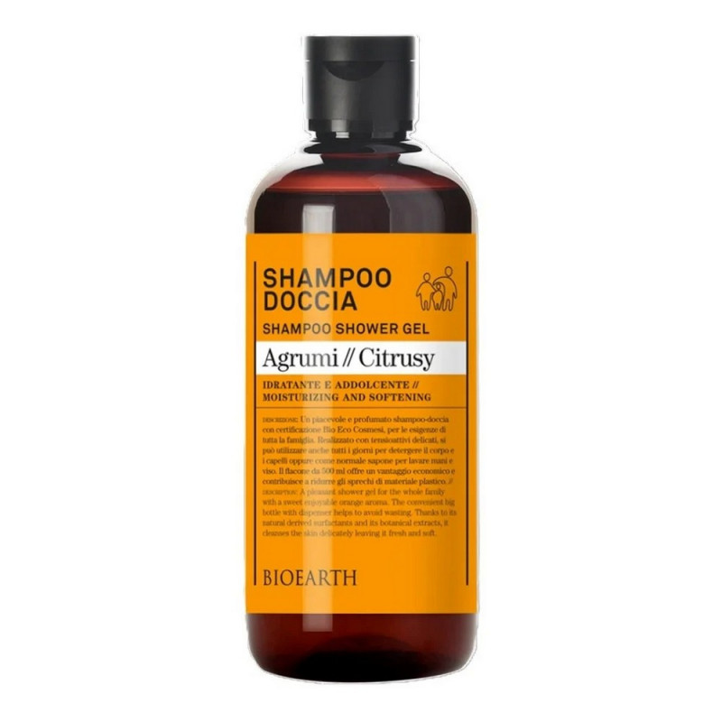 BIOEARTH GEL ZA TUŠIRANJE I ŠAMPON ZA CELU PORODICU - POMORANDŽA 500ML 