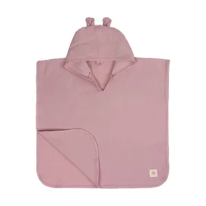 HYGGE PONCO OD MUSLINA DUSTY ROSE