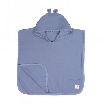 HYGGE PONCO OD MUSLINA INDIGO BLUE