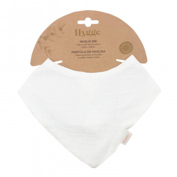 HYGGE PORTIKLA OD MUSLINA LIGHT ECROU 