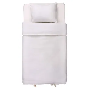HYGGE POSTELJINA OD MUSLINA 3 DELA LIGHT ECROU