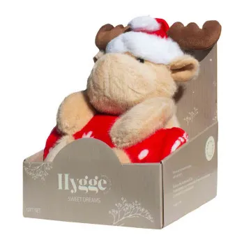 HYGGE NOVOGODISNJI SET SA IGRACKOM MOOSE RED