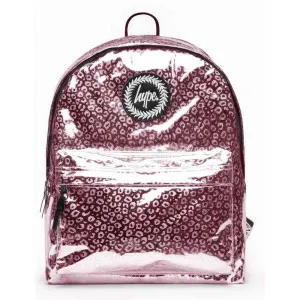 HYPE RANAC UNISEX PINK HOLOGRAPHIC LEOPARD CREST