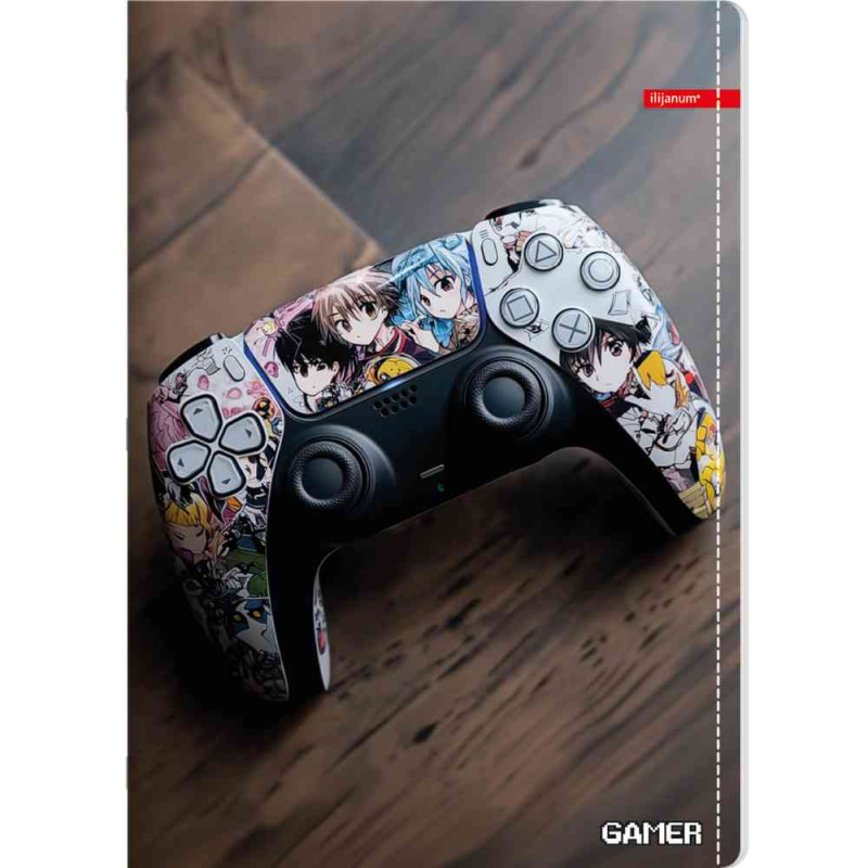 ILIJANUM SVESKA A4 CISTA 652L GAMER