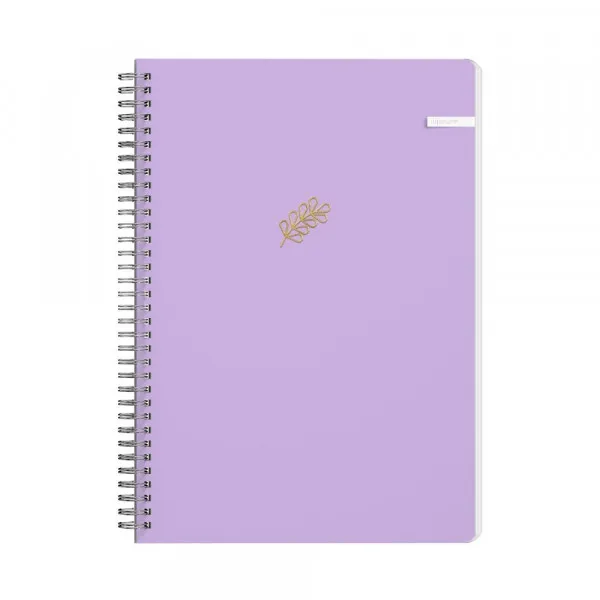 ILIJANUM SVESKA SOFT TOUCH A5 KARO 80L, SPIRALNI POVEZ 
