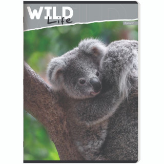 ILIJANUM SVESKA A5 KARO 52L WILD ANIMALS