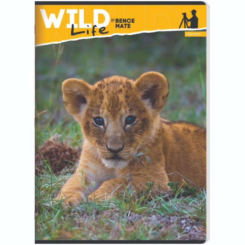 ILIJANUM SVESKA A5 KARO 52L WILD ANIMALS