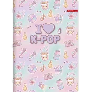 SVESKA A5 KARO 52L K - POP 