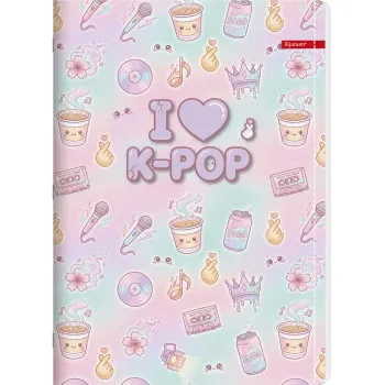 SVESKA A5 KARO 52L K - POP