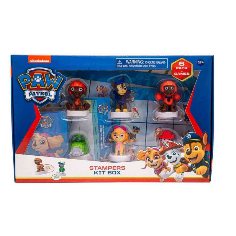 PMI: PAW PATROL 6PK SET FIGURA S PECATIMA + DRUSTVENA IGRA BINGO