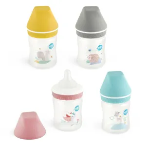 ELFI Plastična flašica sa širokim otvorom USPAVANA ŠUMA 125 ml žuta