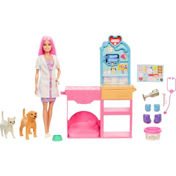 BARBIE SET VETERINARSKA KLINIKA 