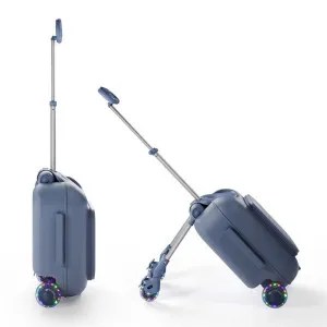 KINDERKRAFT DEČIJI KOFER 2U1 SA SEDIŠTEM CABBY BLUE 