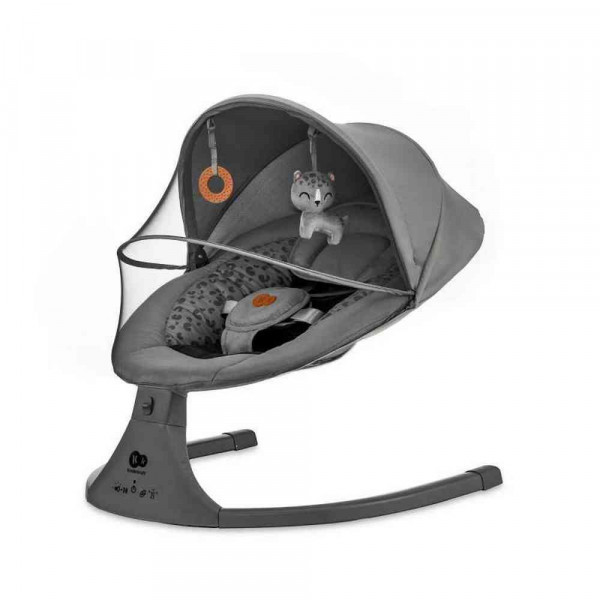 KINDERKRAFT STOLICA ZA LJULJANJE LUMI 2 DARK GRAY 