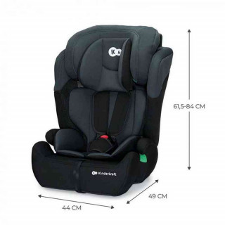 KINDERKRAFT AUTOSEDITŠE COMFORT UP I SIZE 76 150CM BLACK 