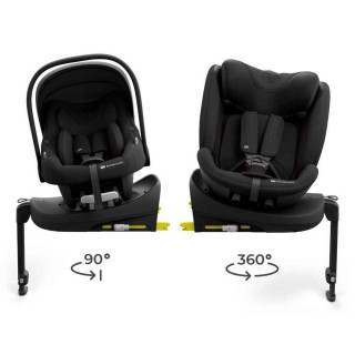 KINDERKRAFT SET AUTO SEDIŠTA I LITE I FIX ENDURA SAFE SA ISOFIX BAZOM BLACK 