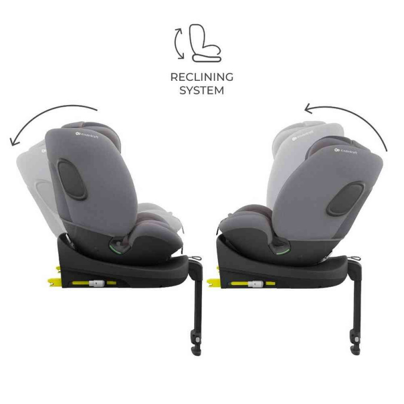 KINDERKRAFT SET AUTO SEDIŠTA I LITE I FIX ENDURA SAFE SA ISOFIX BAZOM GREY 