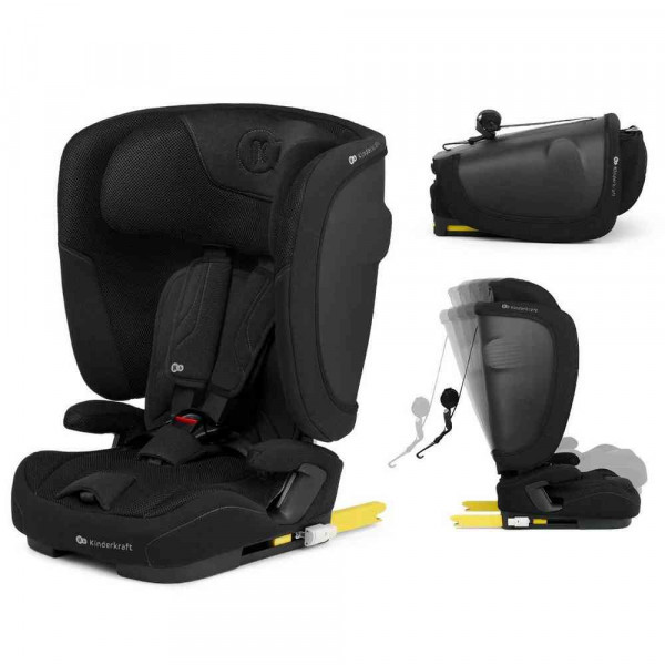 KINDERKRAFT AUTOSEDISTE FIX2GO I SIZE 76 150CM BLACK 