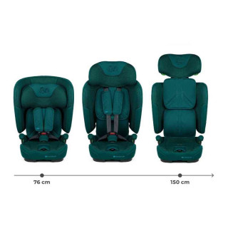 KINDERKRAFT AUTOSEDISTE FIX2GO I SIZE 76 150CM GREEN 