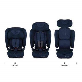 KINDERKRAFT AUTOSEDISTE FIX2GO I SIZE 76 150CM NAVY 