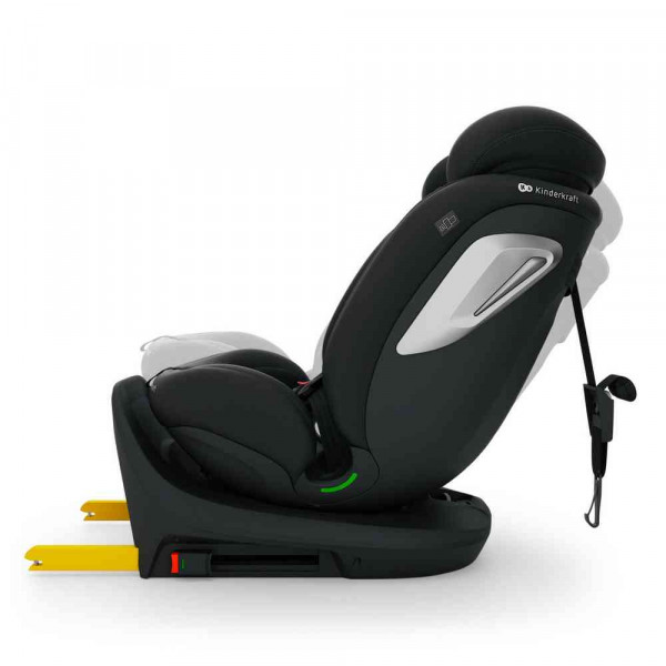 KINDERKRAFT AUTOSEDISTE I GROW 2 PLUS I SIZE 40 150 CM BLACK 