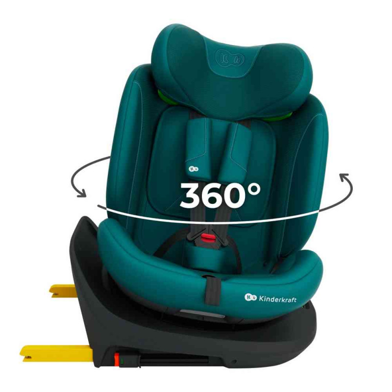 KINDERKRAFT AUTOSEDISTE I GROW 2 PLUS I SIZE 40 150 CM GREEN 