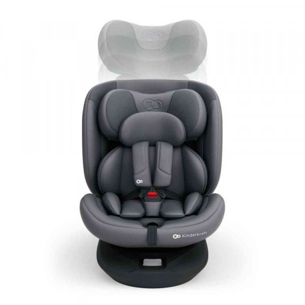 KINDERKRAFT AUTOSEDISTE I GROW 2 PLUS I SIZE 40 150 CM GREY 