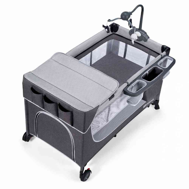 KINDERKRAFT PRENOSIVI KREVETAC LEODY GREY SA DODACIMA 