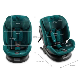 KINDERKRAFT AUTOSEDISTE XPEDITION3 I SIZE 40 150CM GREEN 