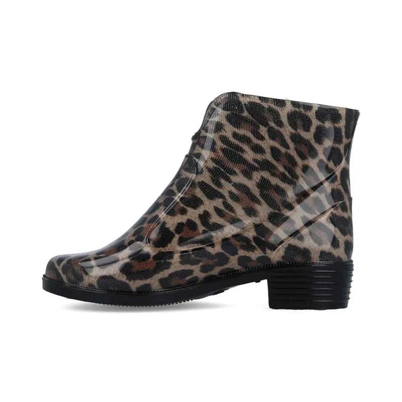 KORIFEO CIZME TR LEOPARDO MARRONE GLITTER MULTICOLOR 