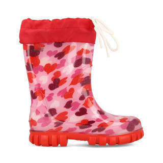 KORIFEO CIZME 620NY TR CUORI ROSSI COLLARINO NYLON ROSSO