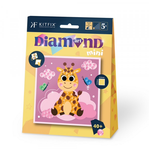 MINI DIAMOND ART SET GIRAFFE AND CLOUDS 