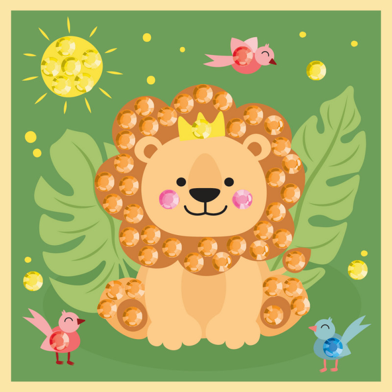 MINI DIAMOND ART SET LION 
