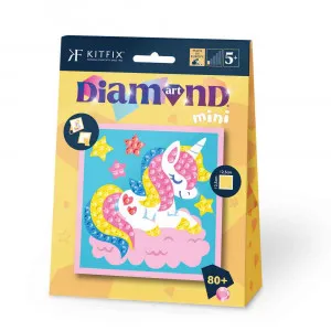 MINI DIAMOND ART SET SLEEPY UNICORN