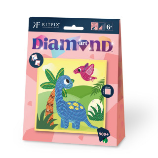 JUNIOR DIAMOND ART SET DINO WORLD 