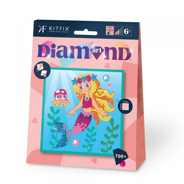 JUNIOR DIAMOND ART SET MERMAID PRINCESS 