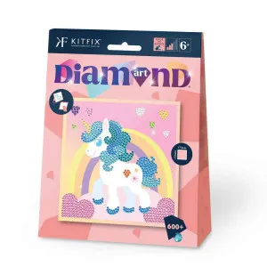 JUNIOR DIAMOND ART SET RAINBOW UNICORN