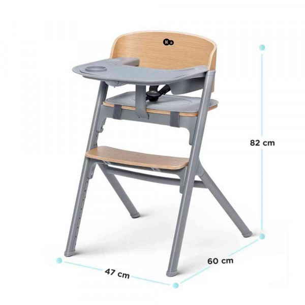 KINDERKRAFT STOLICA ZA HRANJENJE LIVY WOOD 