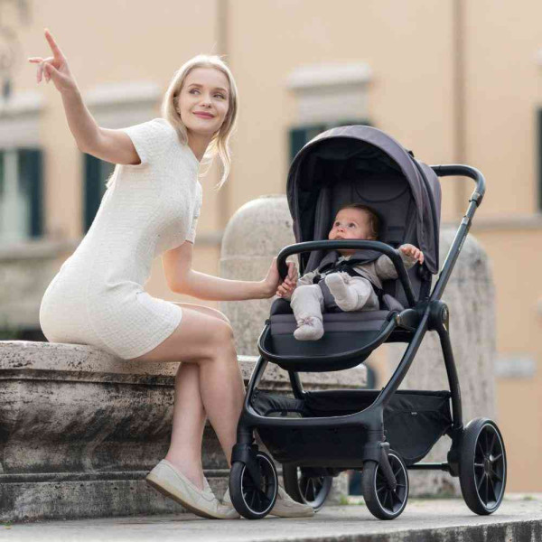 KIKKA BOO KOLICA TRIO SISTEM MODENA DARK GREY 