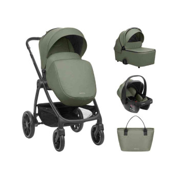 KIKKA BOO KOLICA TRIO SISTEM MODENA ARMY GREEN 