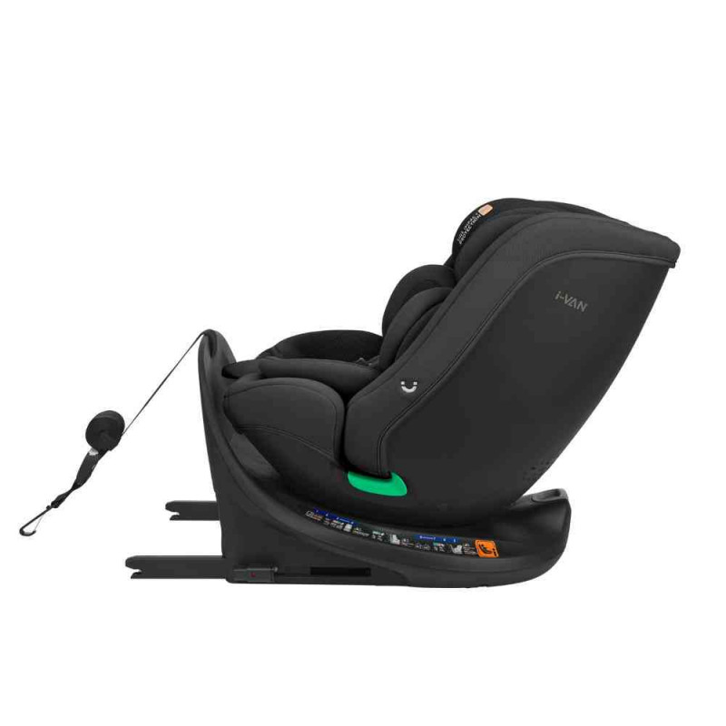 KIKKA BOO AUTO SEDISTE I-SIZE (40-150 CM) I-VAN BLACK 