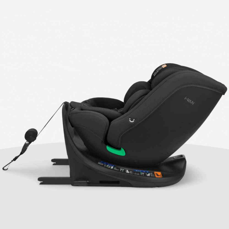 KIKKA BOO AUTO SEDISTE I-SIZE (40-150 CM) I-VAN BLACK 