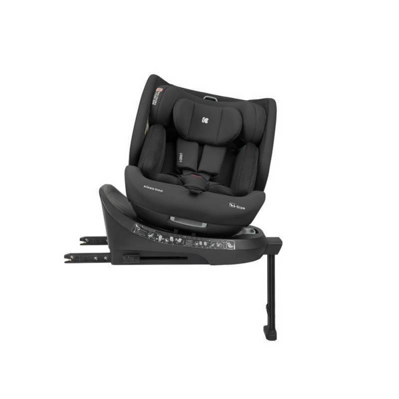 KIKKA BOO AUTO SEDISTE I-SIZE (40-150 CM) I-ORBIT BLACK 