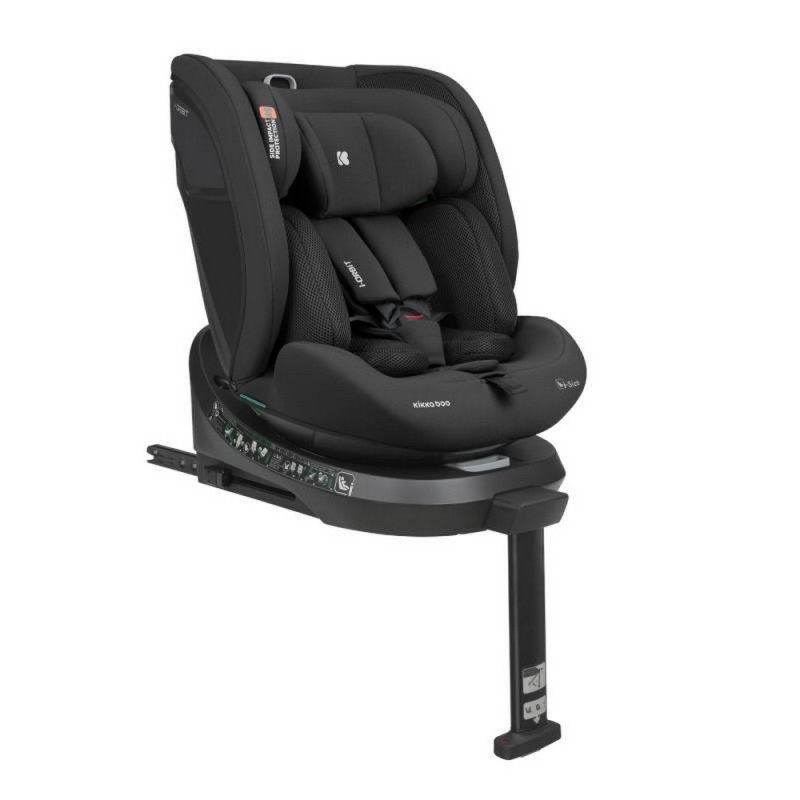 KIKKA BOO AUTO SEDISTE I-SIZE (40-150 CM) I-ORBIT BLACK 