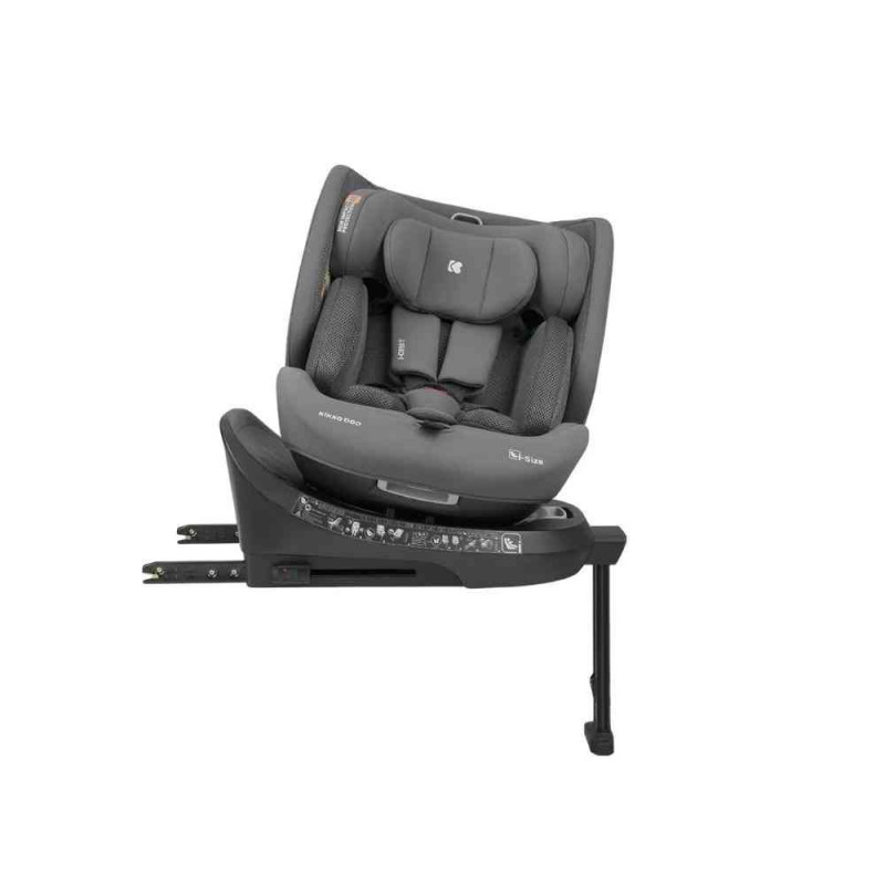 KIKKA BOO AUTO SEDISTE I-SIZE (40-150 CM) I-ORBIT DARK GREY 