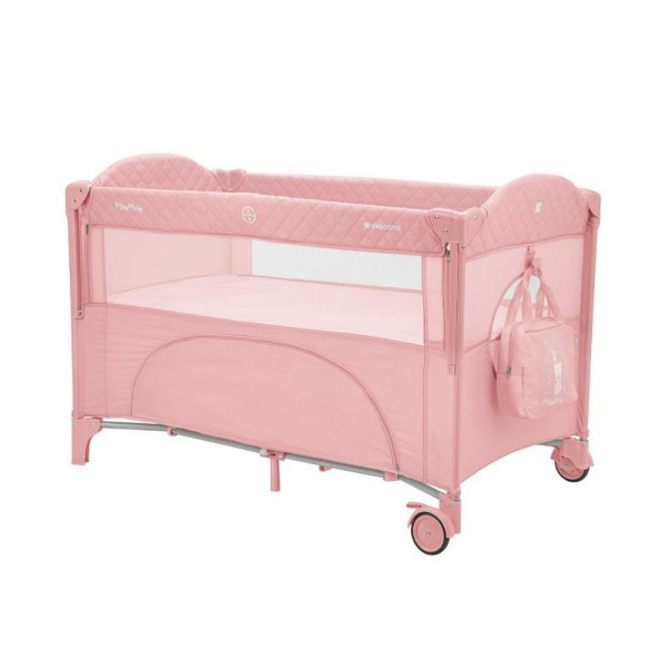 KIKKA BOO PRENOSIVI KREVETAC SA DVA NIVOA MILKY WAY PINK 