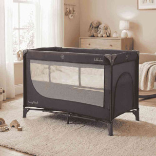 KIKKA BOO PRENOSIVI KREVETAC DVA NIVOA BLACK 